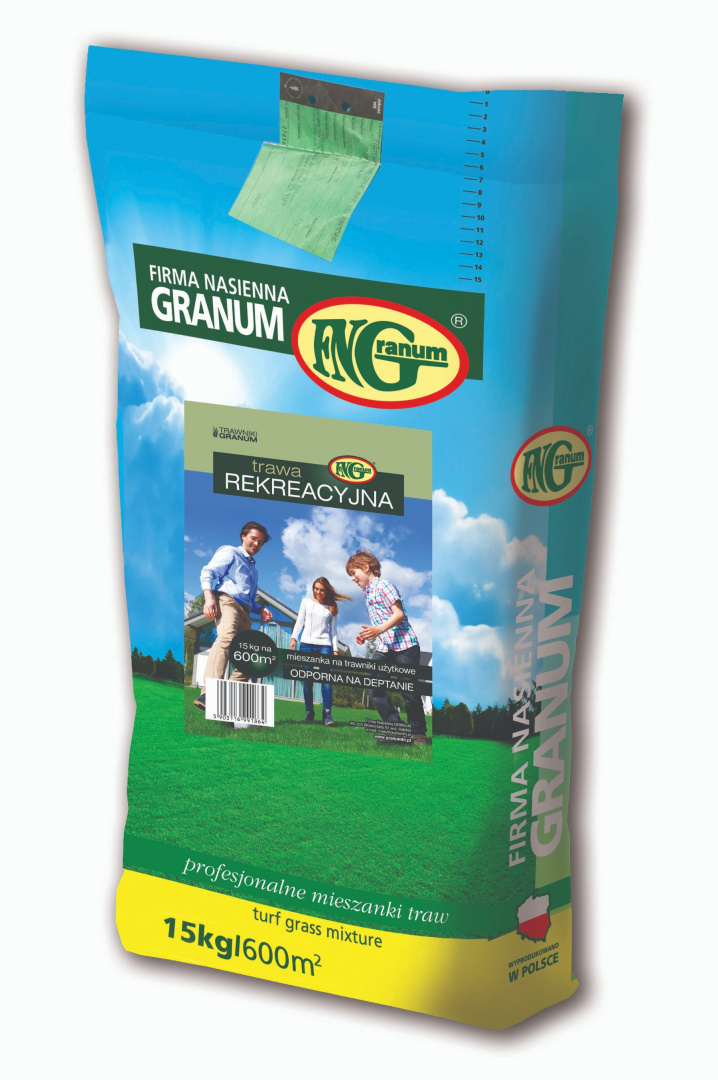 Mieszanka Traw Granum Rekreacyjna 15 kg Mieszanka Traw Granum Rekreacyjna 15 kg