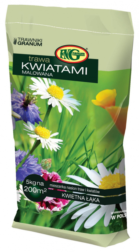 Mieszanka Traw Kwiatami Malowana 15 kg Mieszanka Traw Kwiatami Malowana 15 kg
